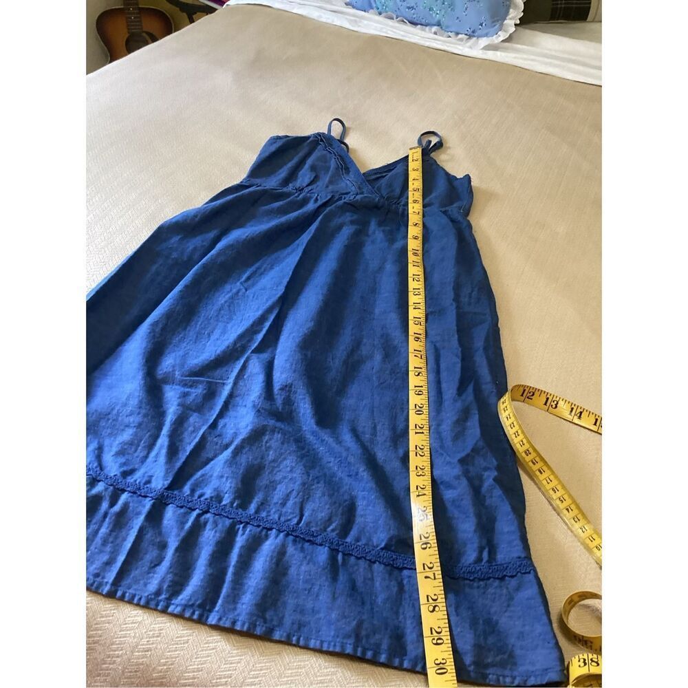 Vintage Chambray Summer Dress S - Picture 4 of 7